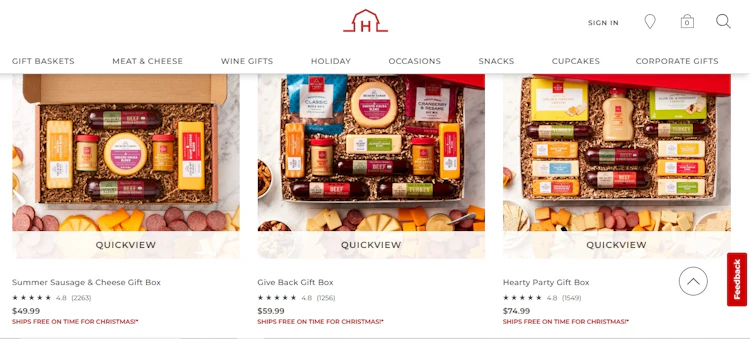 corporate gifts and events