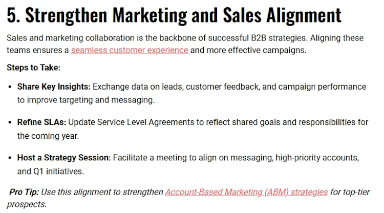 A great year-end checklist for marketers from the Millennium Agency