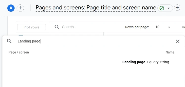page title and screen name 2