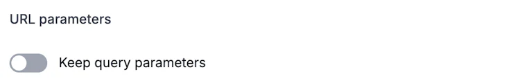 Query parameters