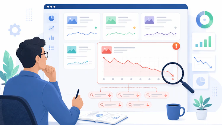 Reporting on Content decay