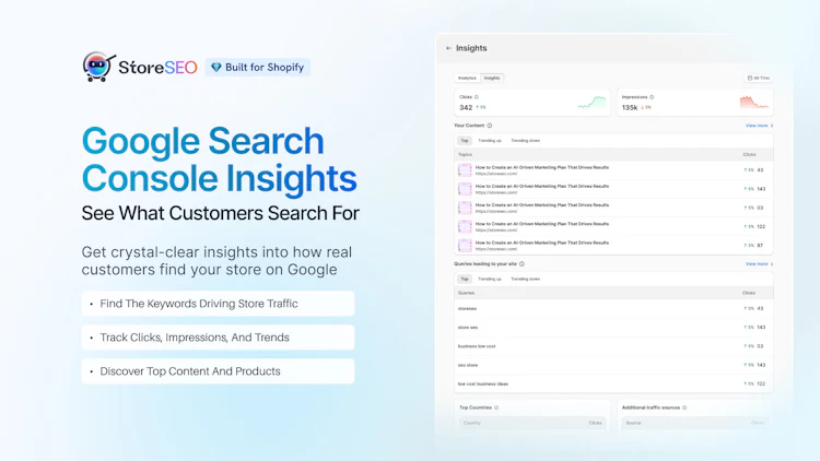 StoreSEO connector in Claude fixing a product meta description
