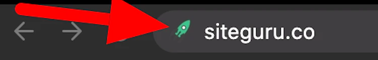 favicon on search bar