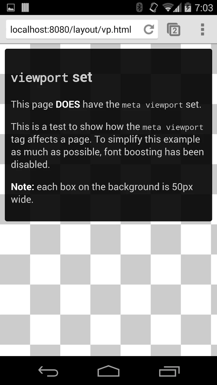 with viewport